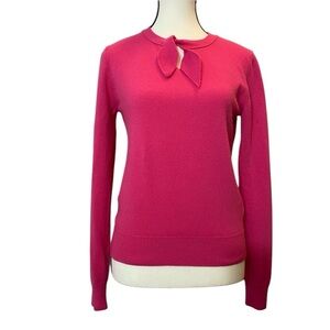 United Colors of Benetton Hot Pink Cashmere Blend Top EUC SMALL